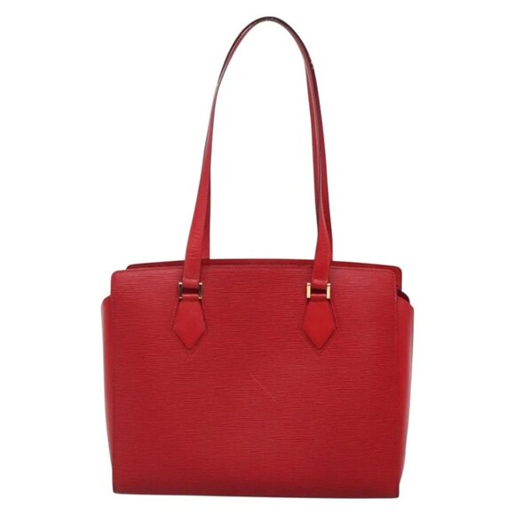 LOUIS VUITTON Epi Duplex Tote Bag Red M52427 LV Auth 133839 - Picture 3 of 15